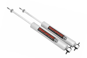 Dodge Raider Shocks - Front - Rough Country - N3 - Metallic Silver - '87-'89
